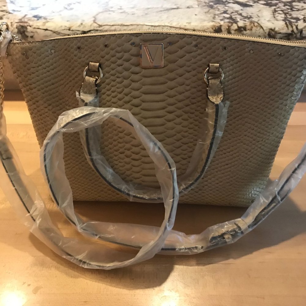 Victoria's Secret Slouchy Python Satchel *Brand New*